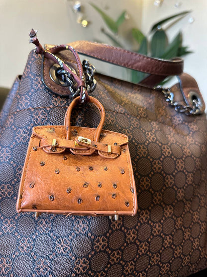 accessoire sac -mini sac Hermes véritable cuir