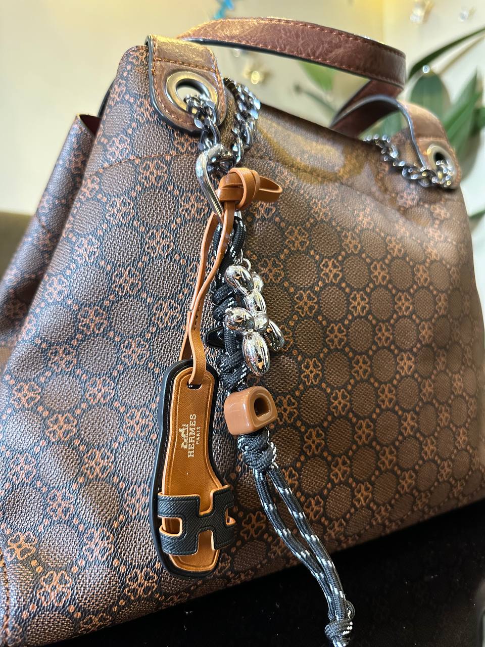 Hermes bags keychain