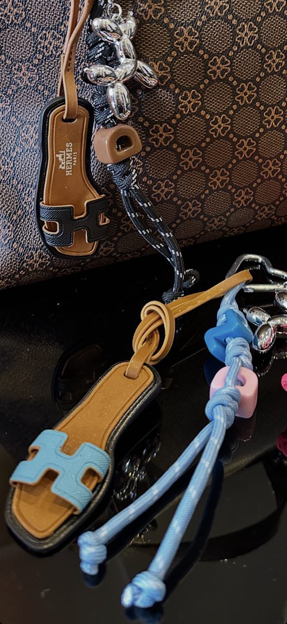 Hermes bags keychain